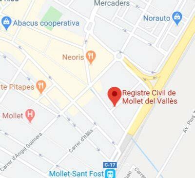 registre civil mollet|Registre Civil de Mollet del Vallès, Barcelona